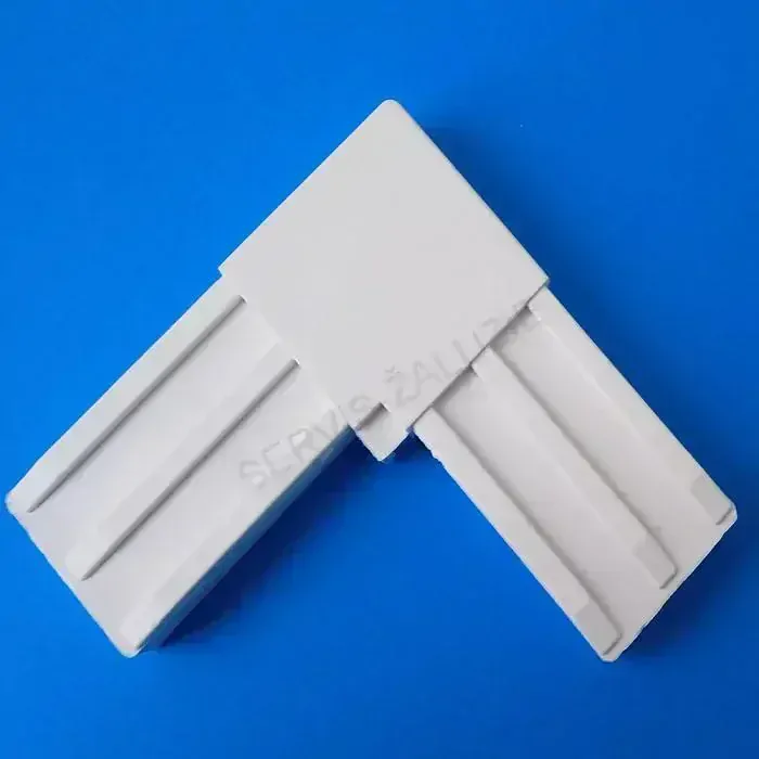 PVC rohová spojka dveřní vnější