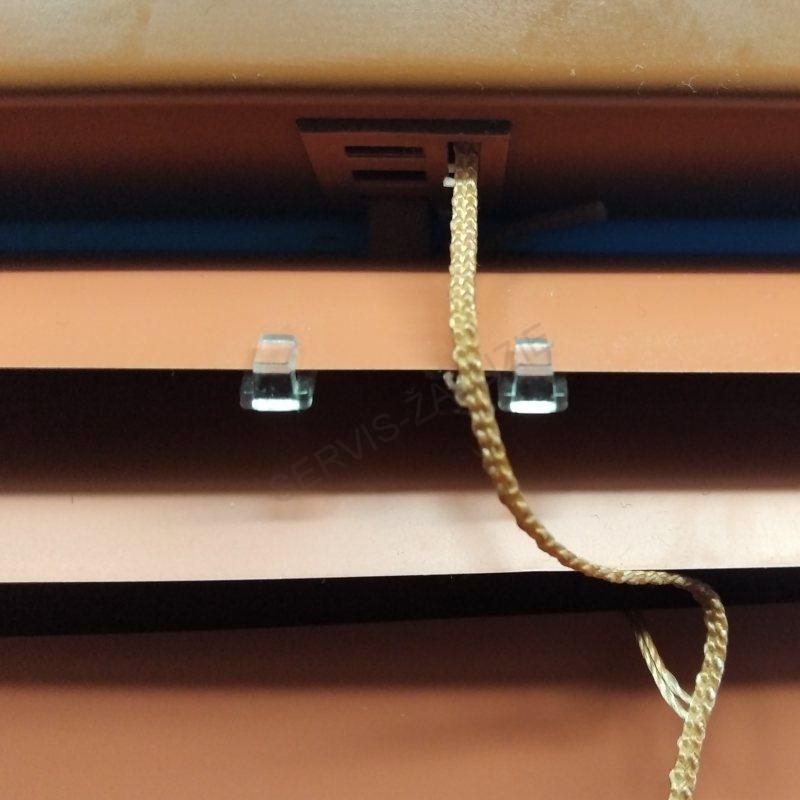 Klips plastový transparentní