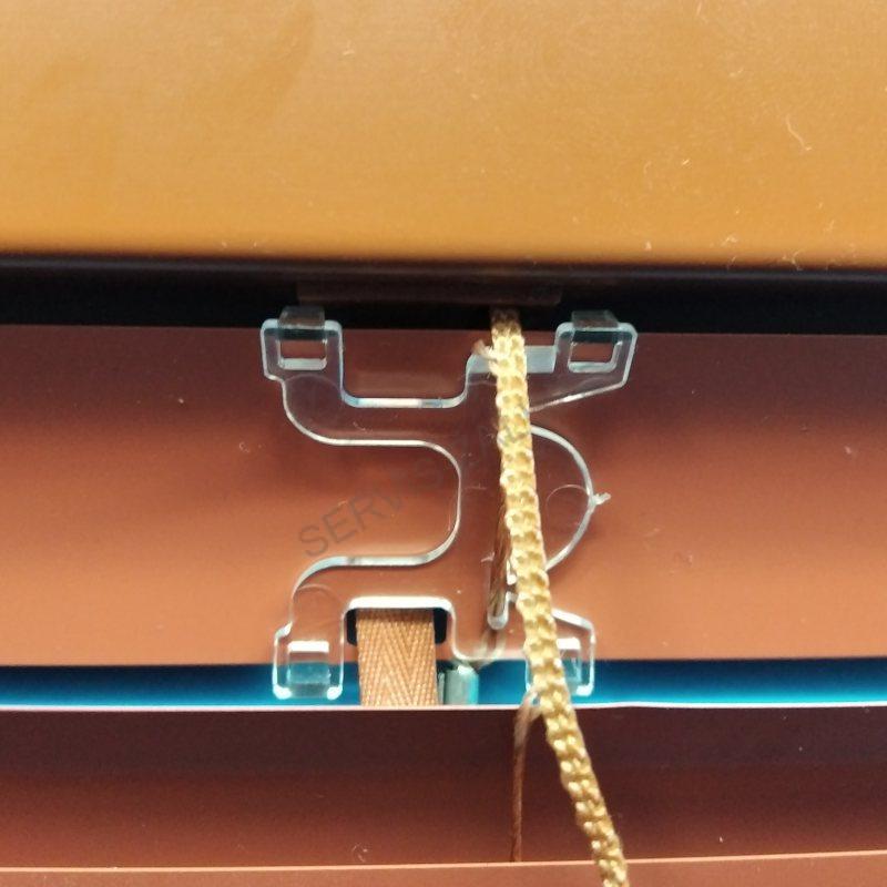 Klips plastový transparentní