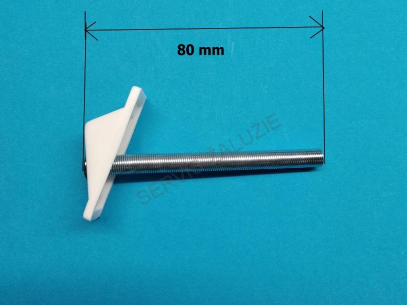 Průchodka s pružinou 80mm