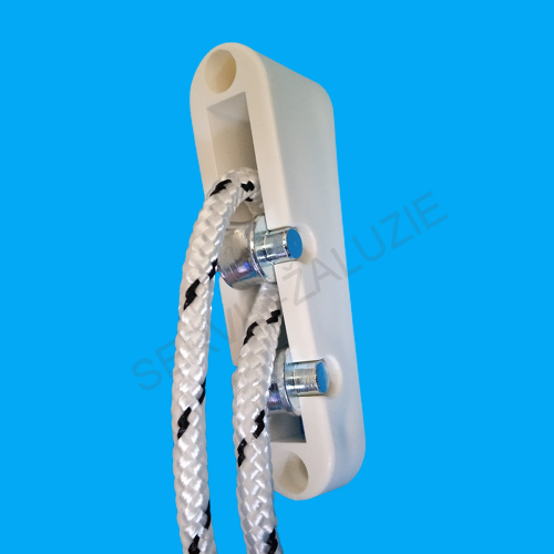 Kladka pro šňůru uzavřená.