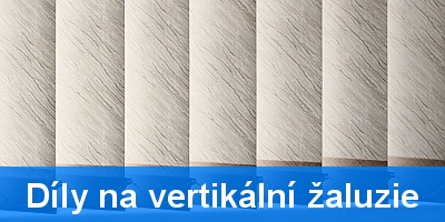 Díly na vertikální žaluzie